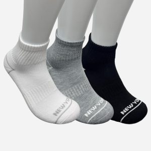 MEN'S HIGH QUARTER ATHLETIC SOCKS 10 PACK